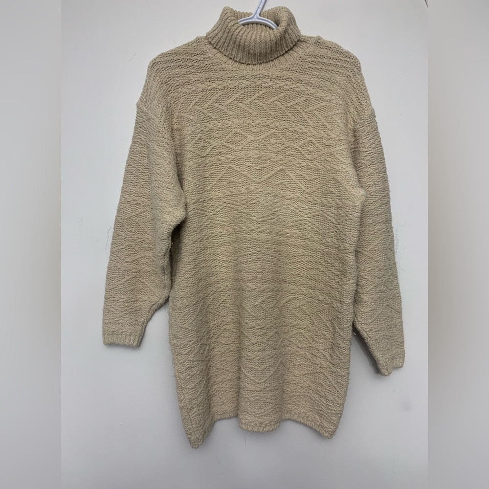 Retro turtleneck long dress size medium